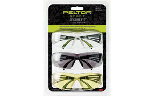 Safety Protection 3M Peltor Peltor Sport PELTOR SECUREFIT 400 EYE PROT 3-PACK